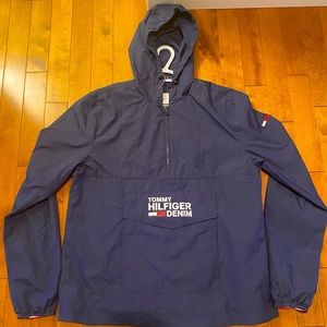 Tommy Hilfiger pullover jacket (Navy) (Authentic)